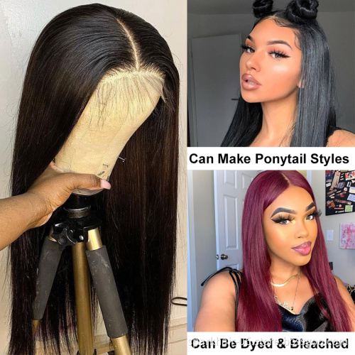 Cheap 13x4 13x6 Super Thin Transparent Lace Front Wig,Virgin Cuticle Aligned Human Hair Wig,Lace Frontal Wig For Black Women